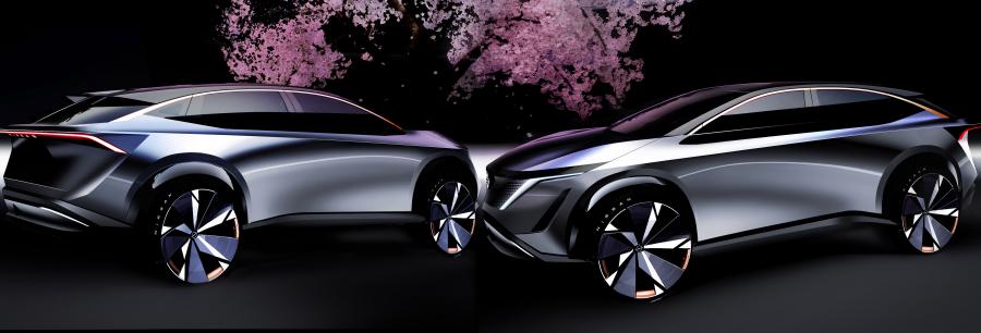 Эскиз Nissan Ariya Concept 2019 года  (фото 44 из 44)